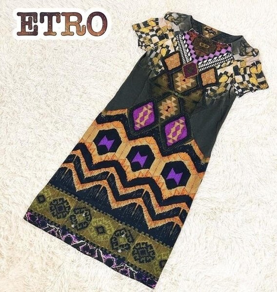 Women Etro Dress Black 38 / M / 46