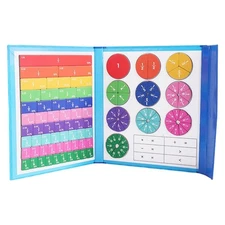 Magnetic Fraction Tiles & Fraction Circles Activity Set, Magnetic Score9553