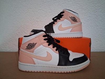 Nike Air Jordan 1 Mid Retro Basketball Sneaker Sportschuhe EU 41 US 8 Rose Black
