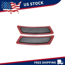 63147203265 Front Bumper Reflectors L+R Smoke For 2011-2016 BMW F10 5 Series