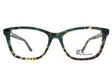 GX by Gwen Stefani Eyeglasses Frames GX062 GRN Green Tortoise Cat Eye 53-16-135