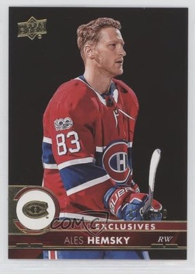 2017-18 Upper Deck Exclusives /100 Ales Hemsky #351 0v7