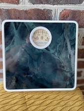 Vintage Counselor Bathroom Scales, Accurate, Green and White, 0-300 pounds