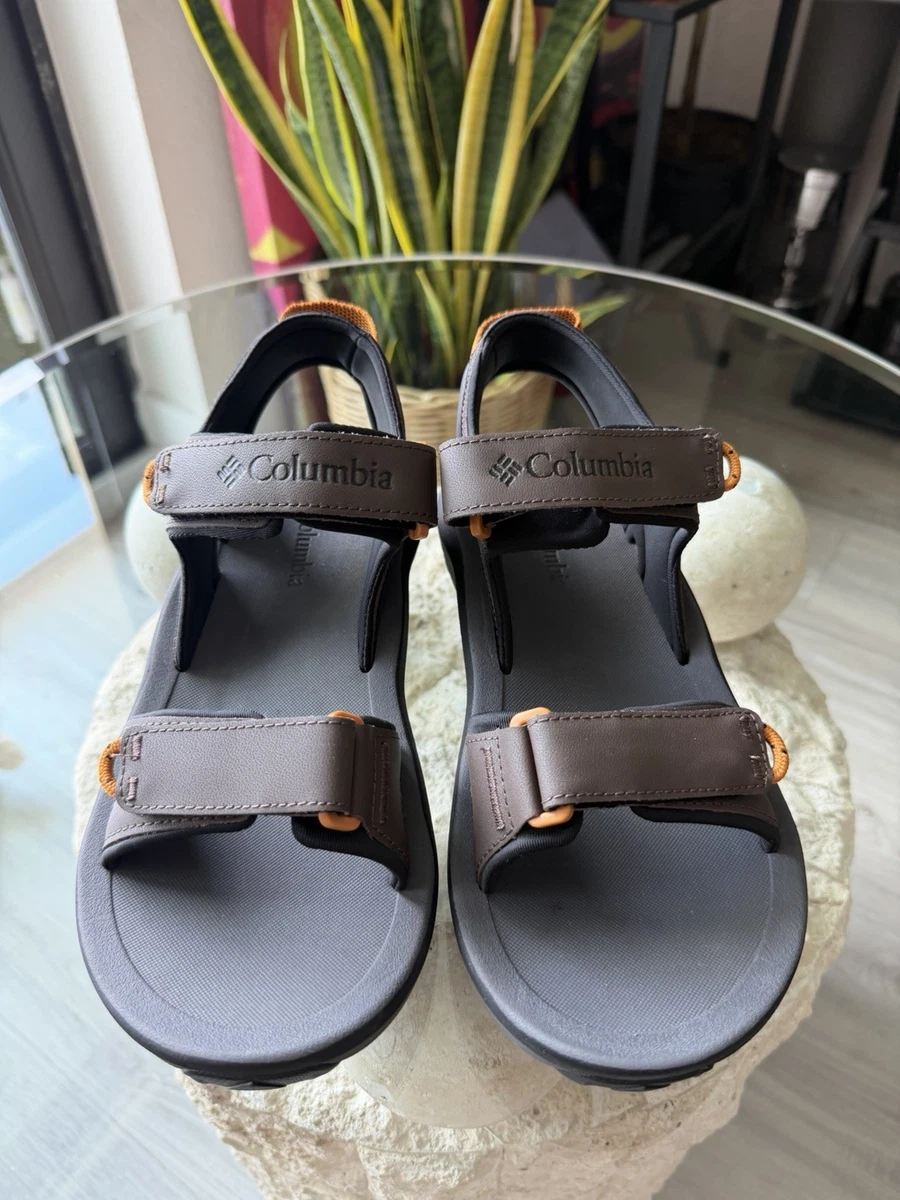 Columbia Adjustable Sport Sandals Taupe Gray Hiking Waterproof Rugged Size 8 Columbia Mens Sandals | eBay main image 4