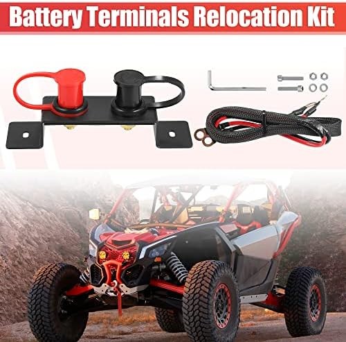 X AUTOHAUX 1 Set Can-Am Maverick X3 Battery Jump Post Terminal Kit