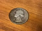 1943 S WASHINGTON QUARTER - 90% SILVER - CIRCULATED COIN