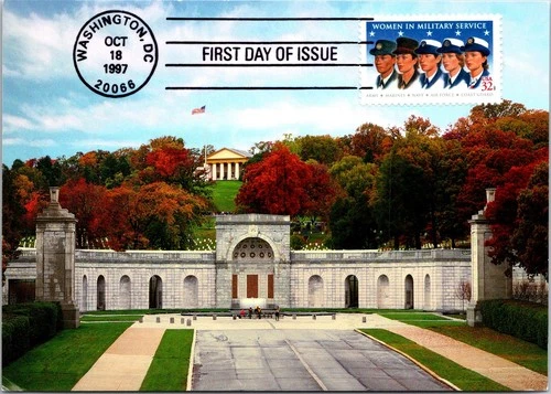 Dr Jim Stamps Maximum Card Women In Military Service 32C Fdc