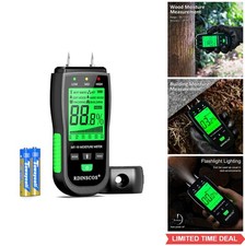 Digital Wood Moisture Meter Pin Type 12mm Bac...