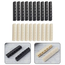 Guitar Bone Nut String Nut Luthier Parts Saddle Unbleached White 43x6x8.4mm