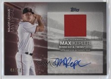 2020 Topps Major League Material Auto Red 43/50 Max Kepler #MLMA-MK Auto 4z8