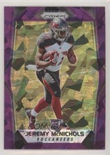 2017 Panini Prizm Rookies Purple Crystals 72/75 Jeremy McNichols #208 0m89