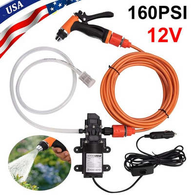 #ad Car Pressure Washer Electric Gun Portable 12V High Power Cleaner With Water Pump $27.98