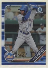 2019 Bowman Chrome Prospects Blue Refractor 87/150 Hansel Moreno #BCP-197 00ah