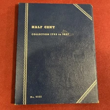 Whitman Coin Folder Half Cents 9022 Unused