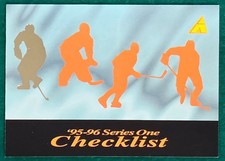 Checklist #5 of 5 - 1995-96 Pinnacle #225 - NHL Leaders/Inserts Hockey Card