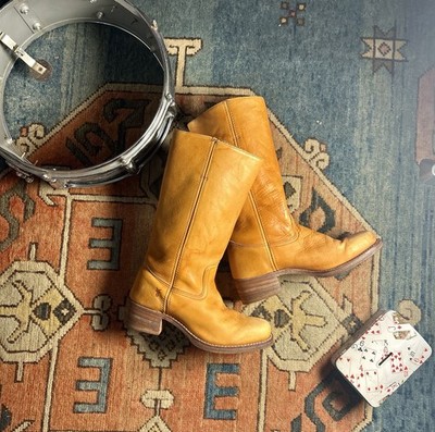 Vintage Frye Campus 14L Boots Banana US 11 Women s 
