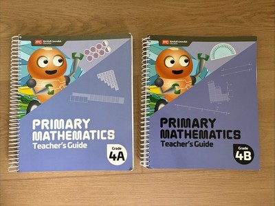 Primary Mathematics 4A and 4B Teachers Guides Homeschool Teachers Singapore