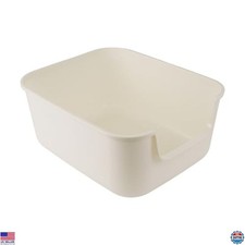 Oversized Cat Litter Box - Tall Sides, Low Entry, Easy to Clean, Anti-Splashing