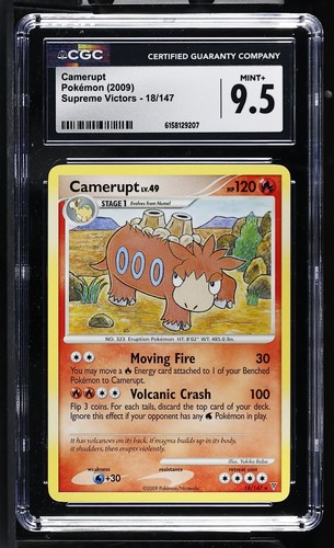Camerupt graded CGC 9.5 for sale on eBay