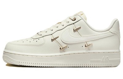 Nike Air Force 1 '07 Lx Cn Sail Gold Mini Swooshes Women's FV3654-111