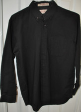 Men's Long Sleeve Regular Fit Classic Button Up Solid Dress Shirt Size Small