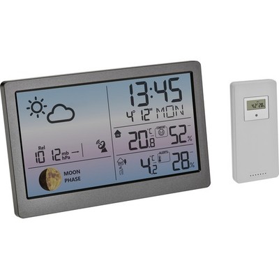 TFA Dostmann LUNA SKY 35.1169.10 Funk-Wetterstation Vorhersage für 12 Stunden...
