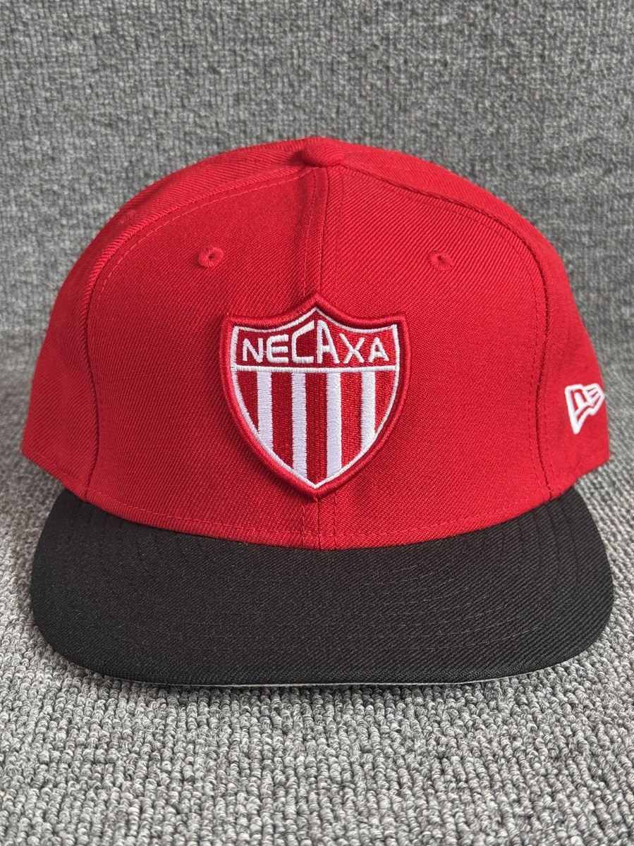 New Era Club Necaxa 9FIFTY Snapback Hat Red Black Adjustable Cap New
