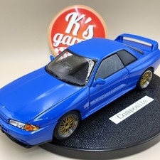 AUTOart 1/18 Nissan Skyline GT-R R32 V-Spec II Tuned Version Blue 77415