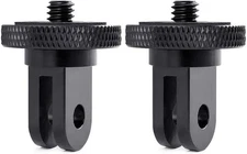 Camera Tripod Mount for Gopro Adapter, 2Pcs 1/4-20 Screw Conversion Adapter