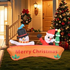 Décoration Gonflable De Noël Extérieure Avec LED Intégrée Pour Jardin,