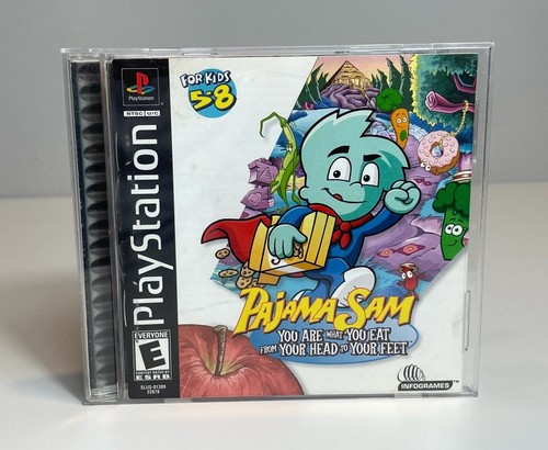 Pajama Sam PlayStation 1 PS1 CIB Tested Working