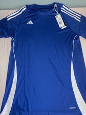Adidas Soccer Jersey Women&rsquo;s Size XL &ldquo;XLT2&rdquo; Royal Blue Aeroready BNWT $40 Drifit
