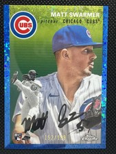 Matt Swarmer (RC) 2023 Topps Chrome Platinum  Blue Mini-Diamond /199 - Cubs