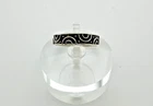 Vintage  Sterling Silver .925 Made in Mexico semi Circle band 1.1 grams size 7