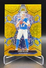 2024 Panini Mosaic #22 Josh Allen No Huddle Disco Gold Mosaic /10 MVP Bills SSP