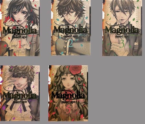 Magnolia Naked Ape Japanese Anime Shojo Manga Book Vol 1 5 Set Ebay