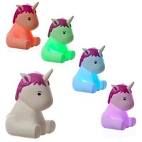 Einschlaflicht Nachtlicht Einhorn Lilly Led Farbwechsel Batterie Automatik Timer