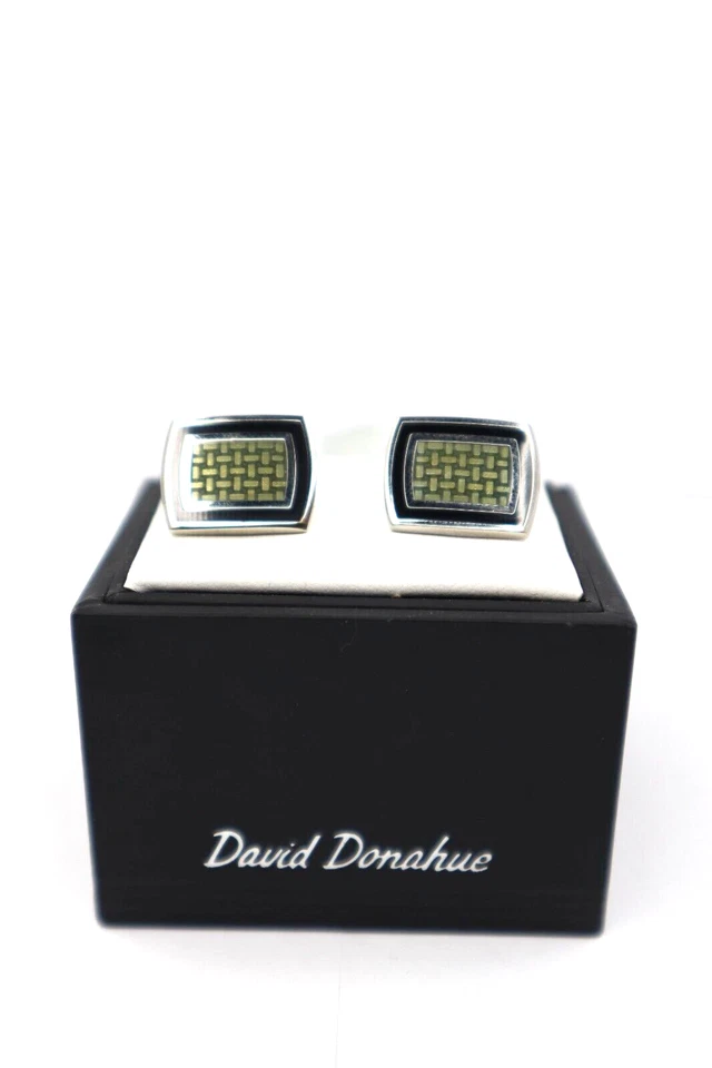 David Donahue Sterling Silver Cufflinks - Image 3 of 4