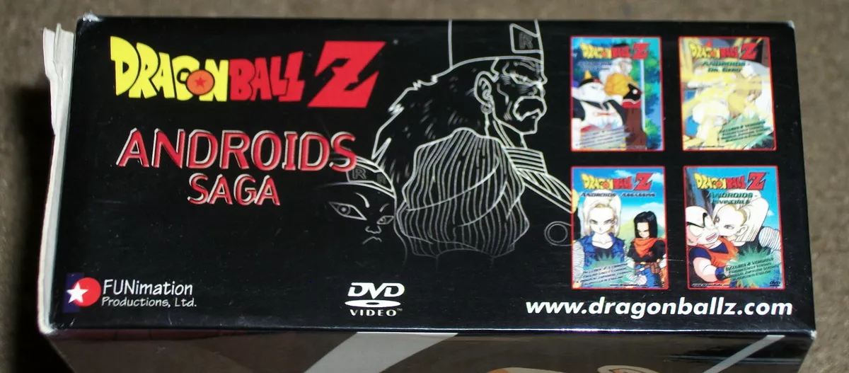 Dragon Ball Z Androids Saga DVD 4-Disc Box Set 704400044823