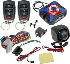 Car Alarma De Carros Entrada Sin llave Alarmas Para Auto Carro 2 Control Remoto