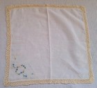Vintage Fine Linen Handkerchief embroidered