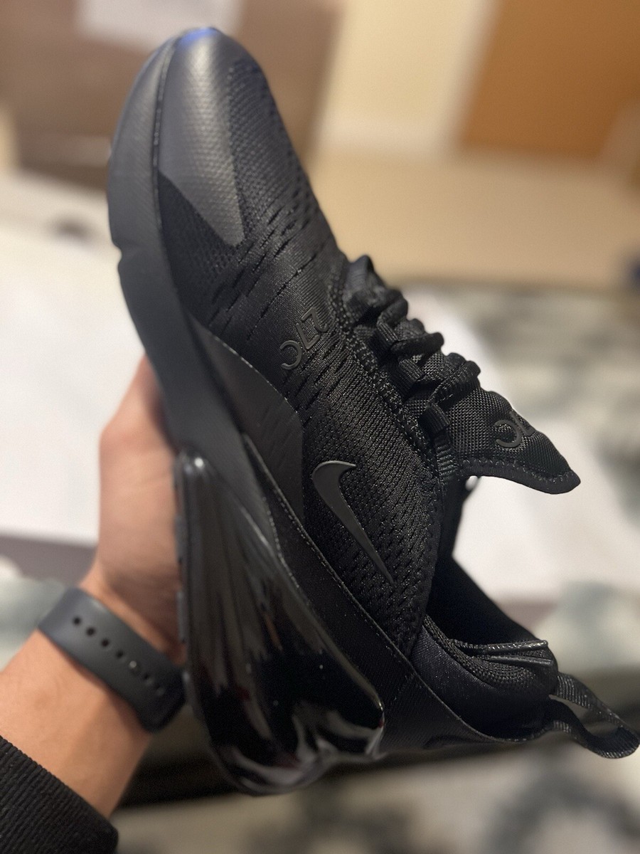 air max 270 black on feet