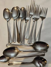 Excel Stainless Flatware BROOKSIDE Assorted Pieces as Shown Forks & Spoons