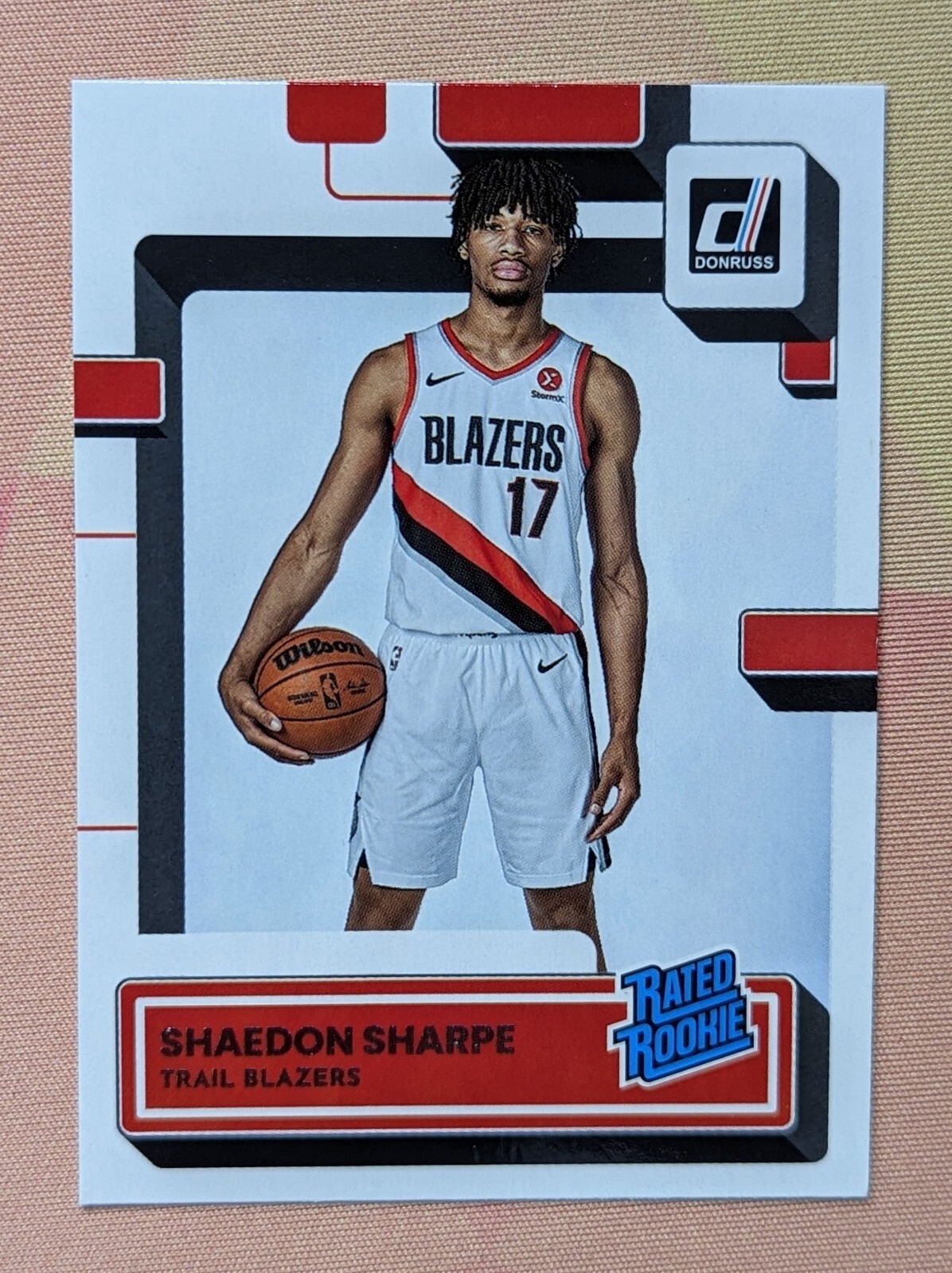 ⭐🏀2022-23 Panini Donruss Shaedon Sharpe Rated Rookie RC #207 -Trailblazers-🔥