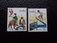 MALTE - timbre tvert/tellier n° 616 617 n** MNH (CYN42) (A)
