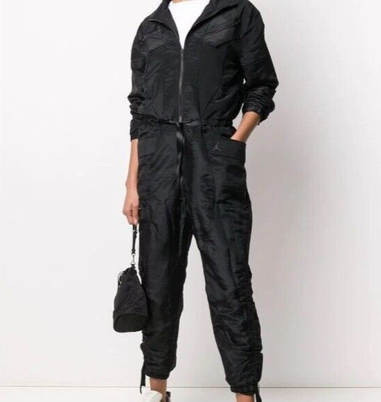 NIKE JORDAN FLIGHT SUIT JUMPSUIT SIZE M (CQ6655 010) BLACK | eBay UK