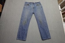 Vintage Levi's 505 Jeans Mens 36x32 Blue Regular Fit Straight Leg Light Wash