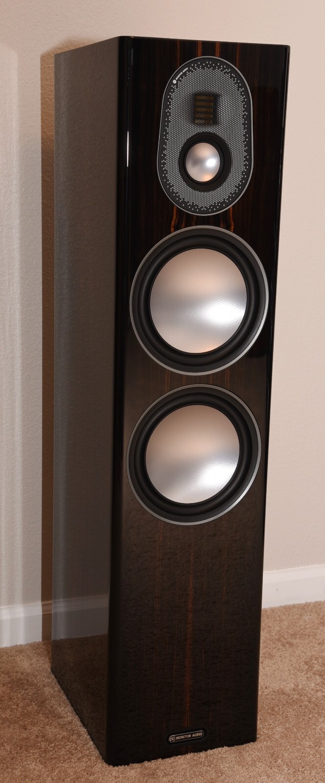 Monitor Audio Gold 300 5G floor standing – 250W Speaker Piano Ebony –SINGLE-NEW