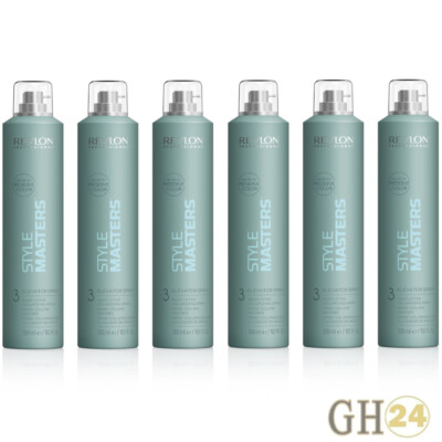 6x Revlon Professional Style Masters Elevator Volumen Spray 300ml