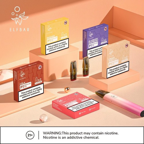 Elf bar Mate 500 P1 Prefilled Pods Disposable Vape Refill Pod 2pk Fast dispatch eBay